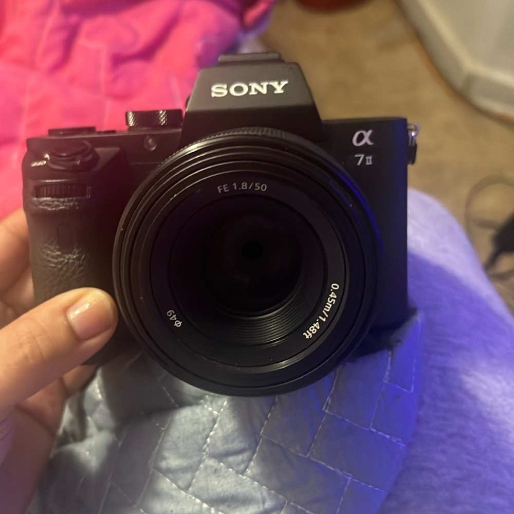 Sony a7ii with lens